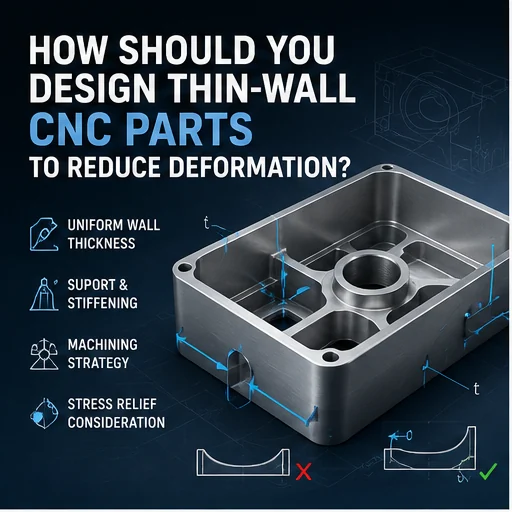 Thin-wall aluminum CNC frame supported on an inspection fixture to control deformation