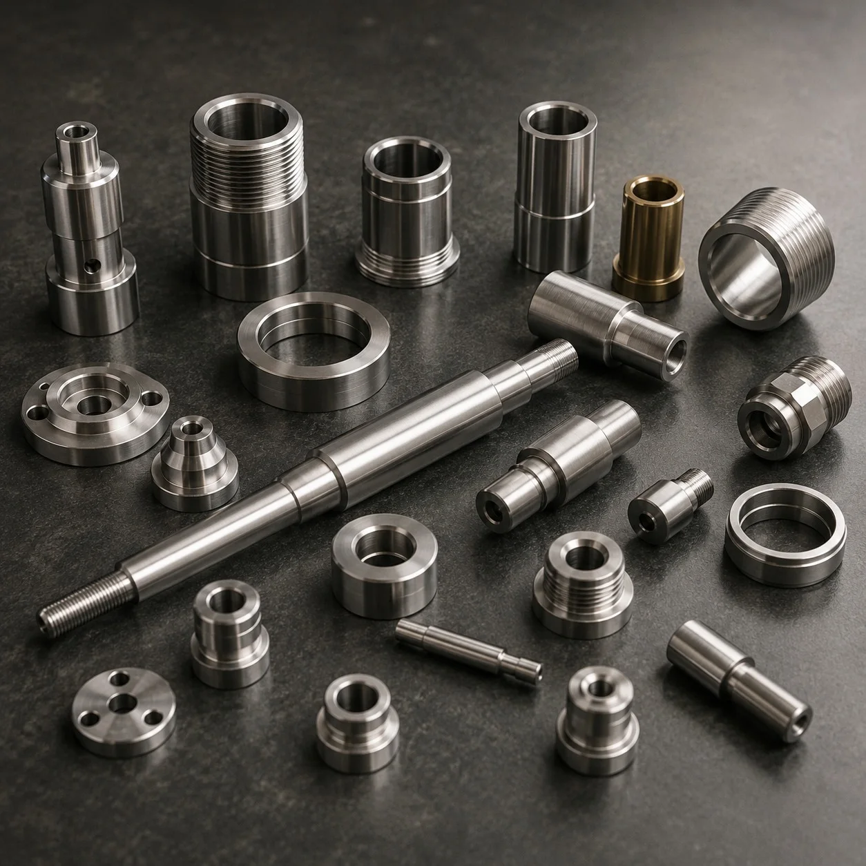 Precision Turned Stainless Steel Sensor Connector
